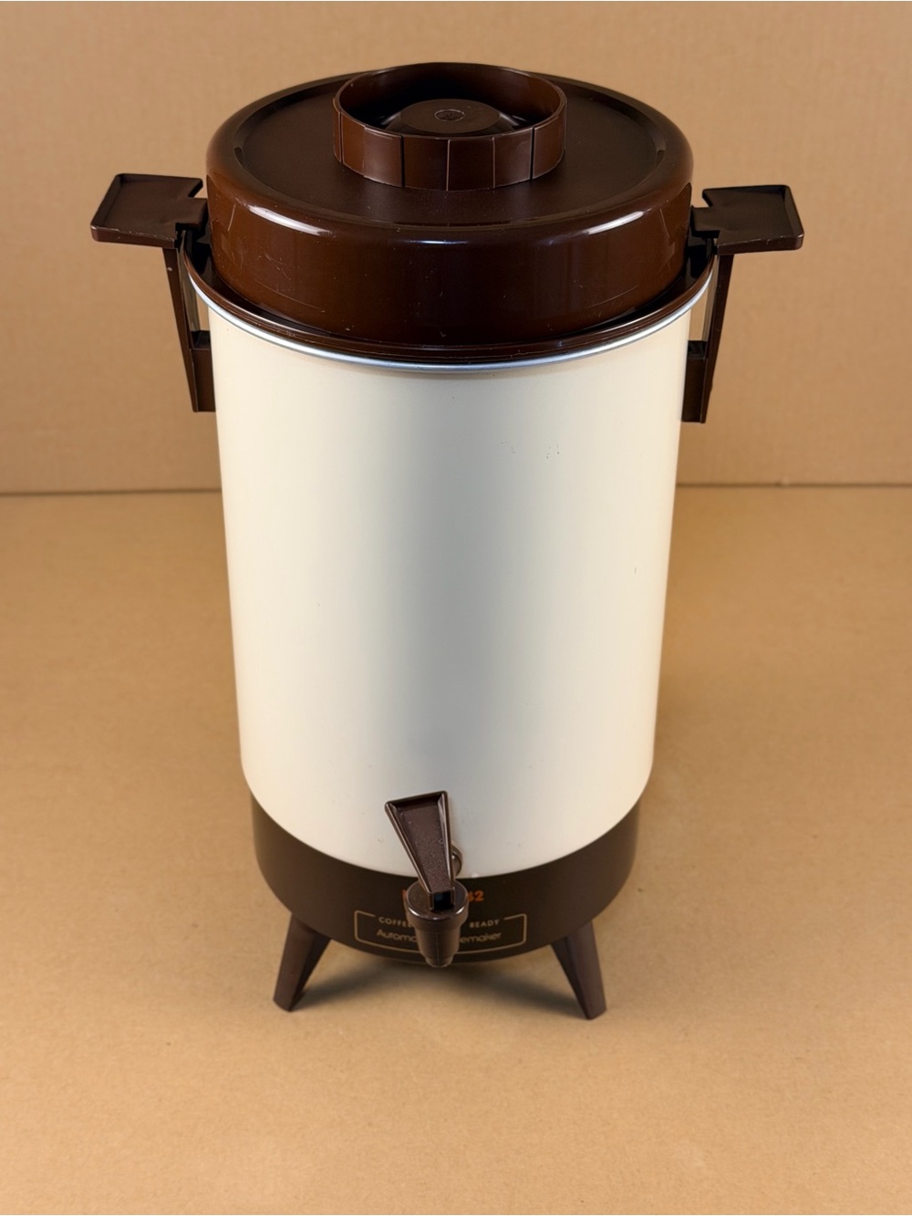 Coffee Maker Nesco Electric Percolator . 42 Cups Almond Color Vintage Original